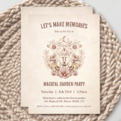 ファミリー懇親会誕生日マジカルシナルパーティー 招待状