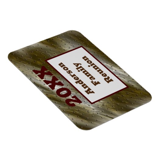 ファミリー懇親会金ゴールドシルバー抽象芸術キープス マグネット (右側)