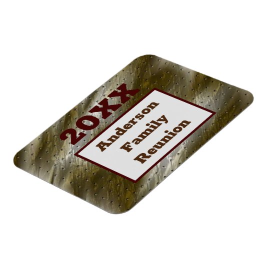 ファミリー懇親会金ゴールドシルバー抽象芸術キープス マグネット (左側)