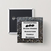 ファミリー懇親会100歳お祝い 缶バッジ (正面&裏面)