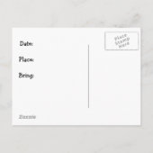 ファミリー懇親会2009はがき インビテーションポストカード (裏面)