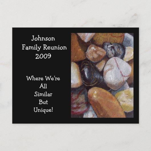 ファミリー懇親会2009はがき インビテーションポストカード (正面)