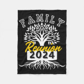 ファミリー懇親会2024会議グループヴィンテージへの参加 フリースブランケット (正面)