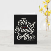 ファミリー懇親会2025ファミリーおもしろいパーティーラブマッチ カード (黄色い花)