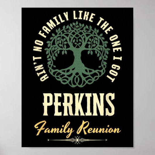 ファミリー懇親会2025マッチングデザイン- Perkins ポスター (正面)