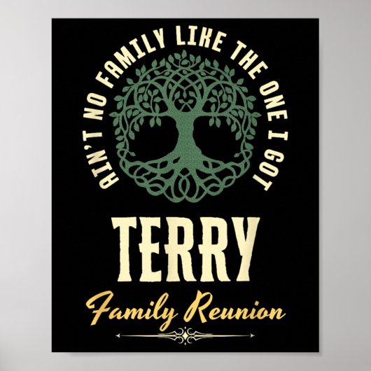 ファミリー懇親会2025マッチングデザイン- Terry ポスター (正面)