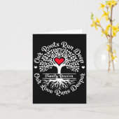 ファミリー懇親会2025私たちのルーツ深い私たちの愛Ru カード (黄色い花)