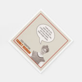 ファミリー懇親会 |おもしろい旧写真 スタンダードランチョンナプキン (角)