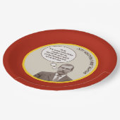 ファミリー懇親会 | カスタムおもしろいヴィンテージ ペーパープレート (アングル)