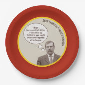 ファミリー懇親会 | カスタムおもしろいヴィンテージ ペーパープレート (正面)