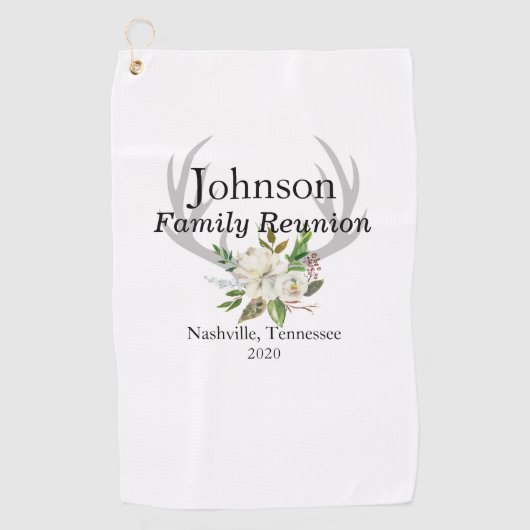 ファミリー懇親会 ゴルフタオル (正面)