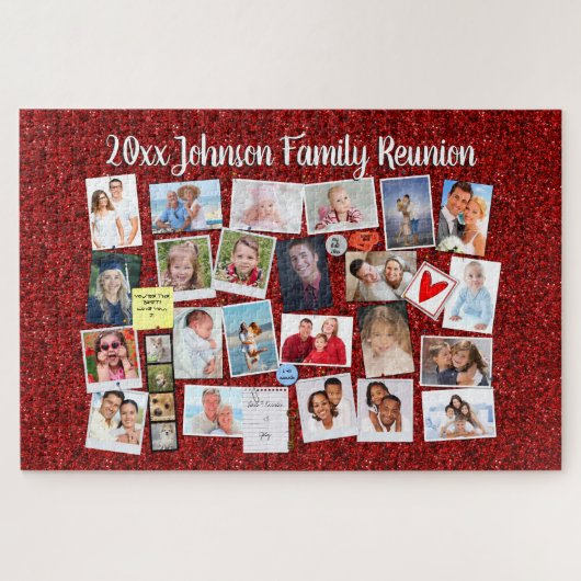 ファミリー懇親会&スペシャルイベントフォトコラージュ ジグソーパズル (横)