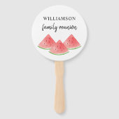 ファミリー懇親会 ハンドファン (裏面)