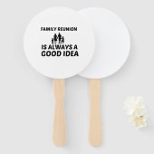 ファミリー懇親会 ハンドファン (正面&裏面)