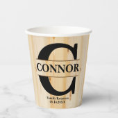 ファミリー懇親会 |パーソナライズされた | 紙コップ (正面)