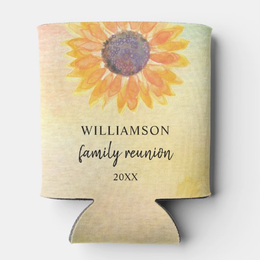 ファミリー懇親会 パーソナライズされた 缶クーラー (裏面)