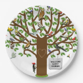 ファミリー懇親会 ペーパープレート (正面)