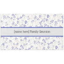 ファミリー懇親会，ボホシックブルーボネット，テーブルクロス