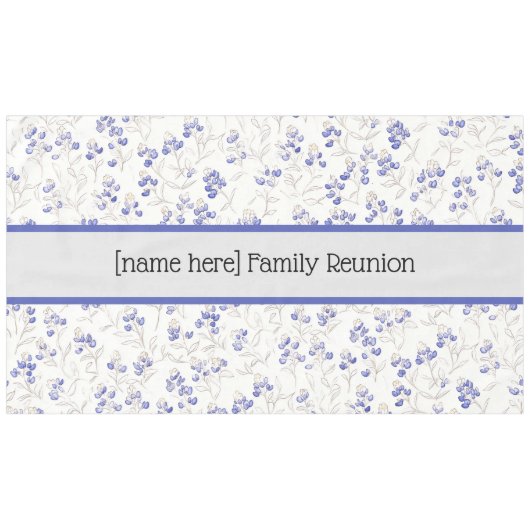 ファミリー懇親会，ボホシックブルーボネット，テーブルクロス テーブルクロス (正面(横))