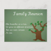 ファミリー懇親会 ポストカード (正面)