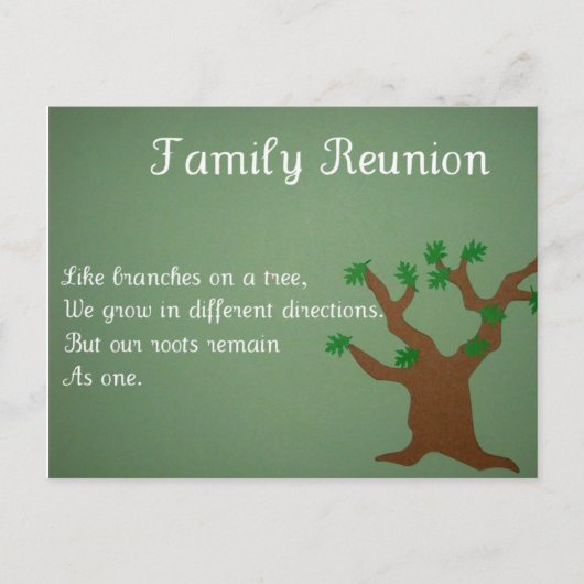 ファミリー懇親会 ポストカード (正面)