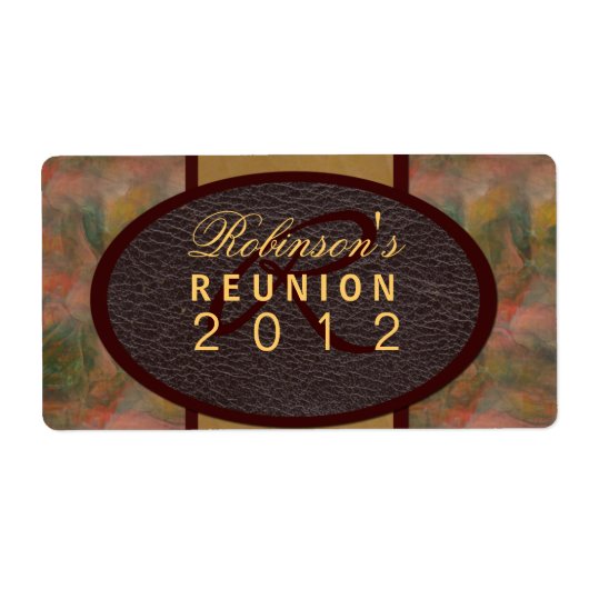 ファミリー懇親会 ラベル (正面)