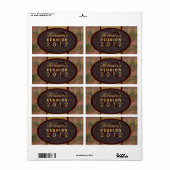 ファミリー懇親会 ラベル (フルシート)