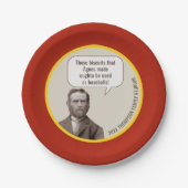 ファミリー懇親会 | 古おもしろいい写真カスタム ペーパープレート (正面)