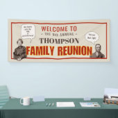 ファミリー懇親会 | 図表番号のおもしろい写真 横断幕 (トレードショー)