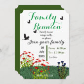 ファミリー懇親会 招待状 (正面/裏面)