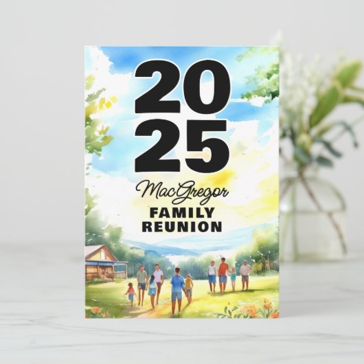 ファミリー懇親会 招待状 (スタンド正面)