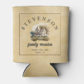 ファミリー懇親会 素朴 缶クーラー (正面)