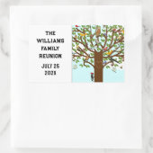 ファミリー懇親会 長方形シール (バッグ)