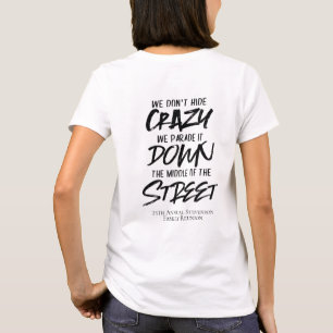 ファミリー懇親会 隠さない熱狂するT-Shをパレード Tシャツ