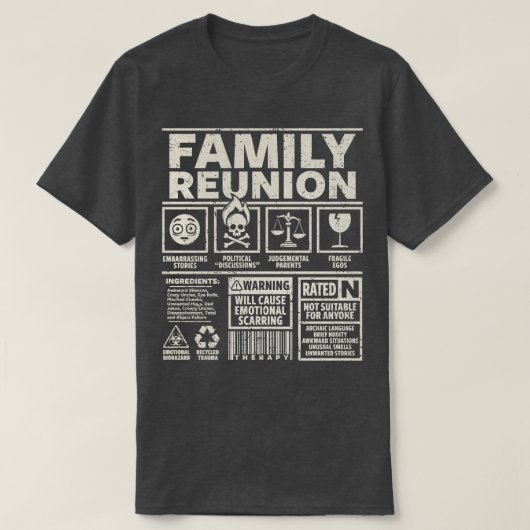ファミリー懇親会 Tシャツ (デザイン正面)