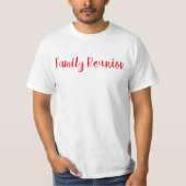 ファミリー懇親会 Tシャツ (正面)