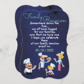 ファミリー招待状 招待状 (正面/裏面)