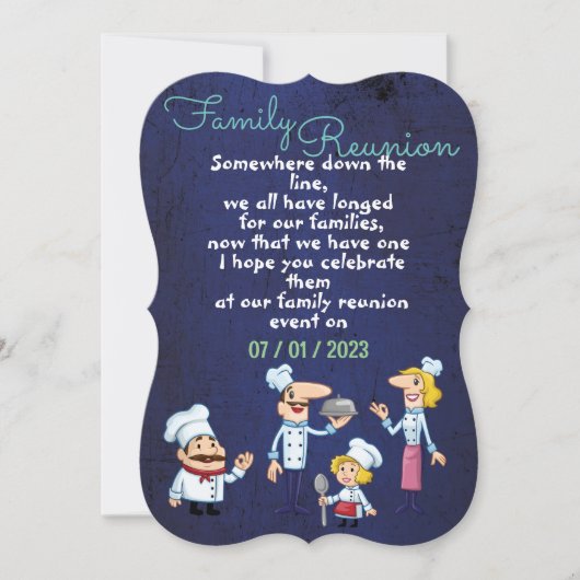 ファミリー招待状 招待状 (正面)