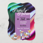 ファミリー招待状 招待状 (正面/裏面)