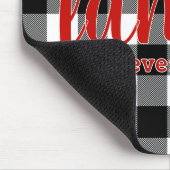 ファミリー文字オンバッファロープレイド マウスパッド (コーナー)