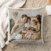 ファミリー文字オーバーレイbohoクラッシー装飾用クッション クッション (ブランケット)