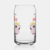 ファミリー映画館おもしろいポップコーンマスコッツ ガラス缶 (右)