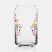 ファミリー映画館おもしろいポップコーンマスコッツ ガラス缶 (左)