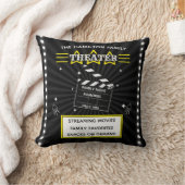 ファミリー映画館ANYネームキャスティングテーマ クッション (ブランケット)
