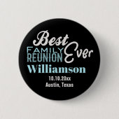 ファミリー最高の懇親会エバーモノグラムパーティー 缶バッジ (正面)