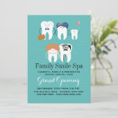 ファミリー歯科事務所開設のお知らせ 案内状 (スタンド正面)
