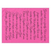 ファミリー祈りの言葉テーブルクロス テーブルクロス (正面(横))