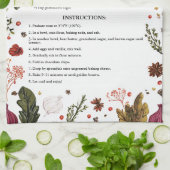 ファミリー素朴レシピキープサクアート キッチンタオル (折り畳み)