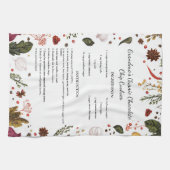 ファミリー素朴レシピキープサクアート キッチンタオル (横)