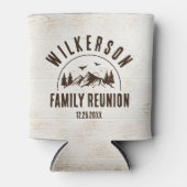 ファミリー素朴懇親会キャビンウッズレトロ 缶クーラー (正面)